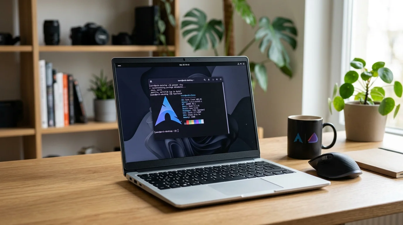 Arch Linux and EndeavourOS terminal and desktop setup