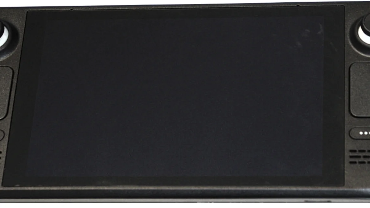 Steam Deck handheld gaming PC for wireless file transfer
