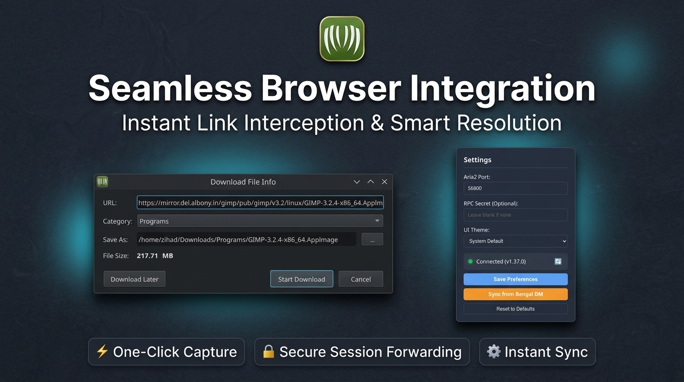 Seamless Browser Integration Poster