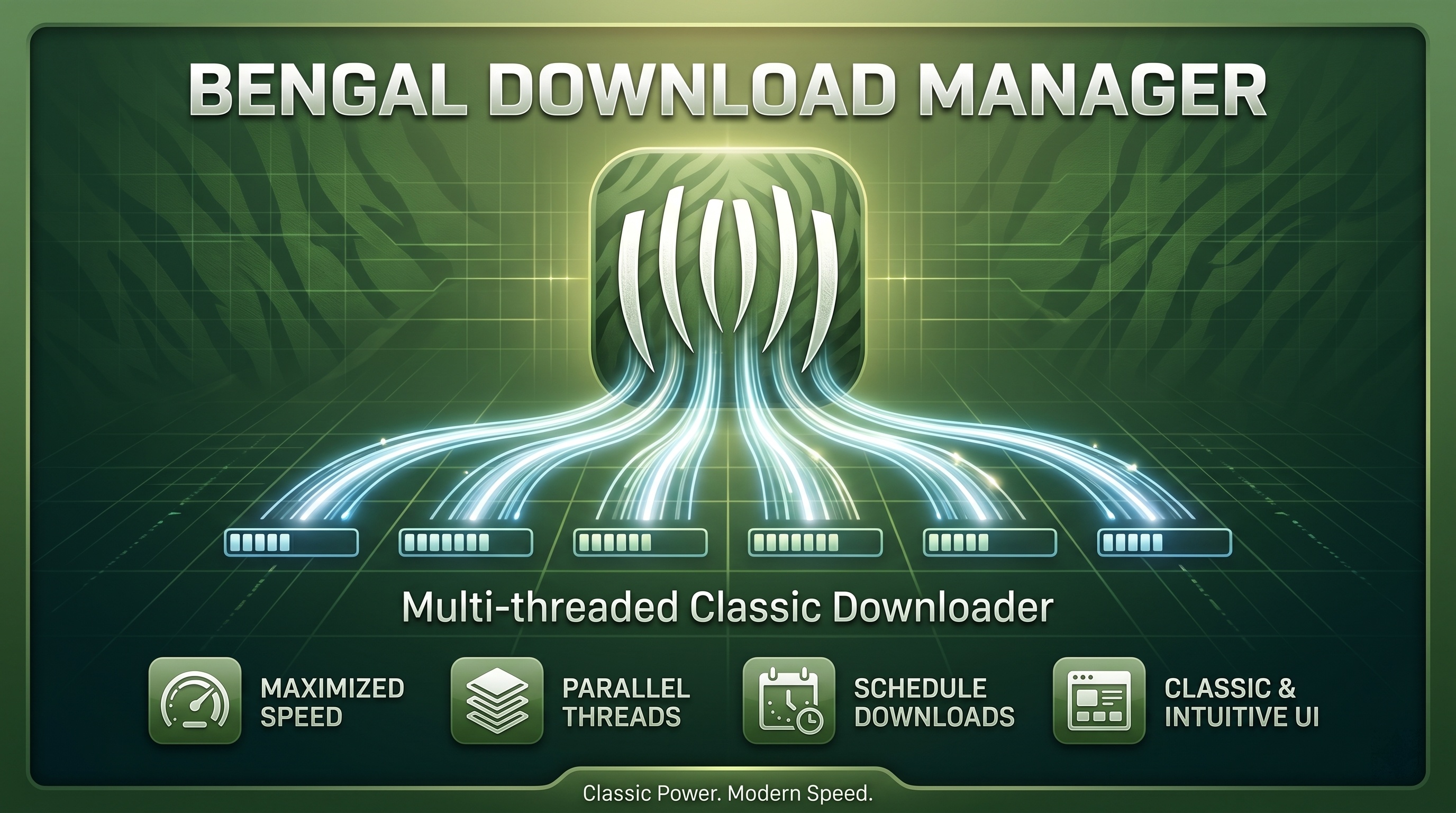 Multi-Threaded Turbo Downloader Poster