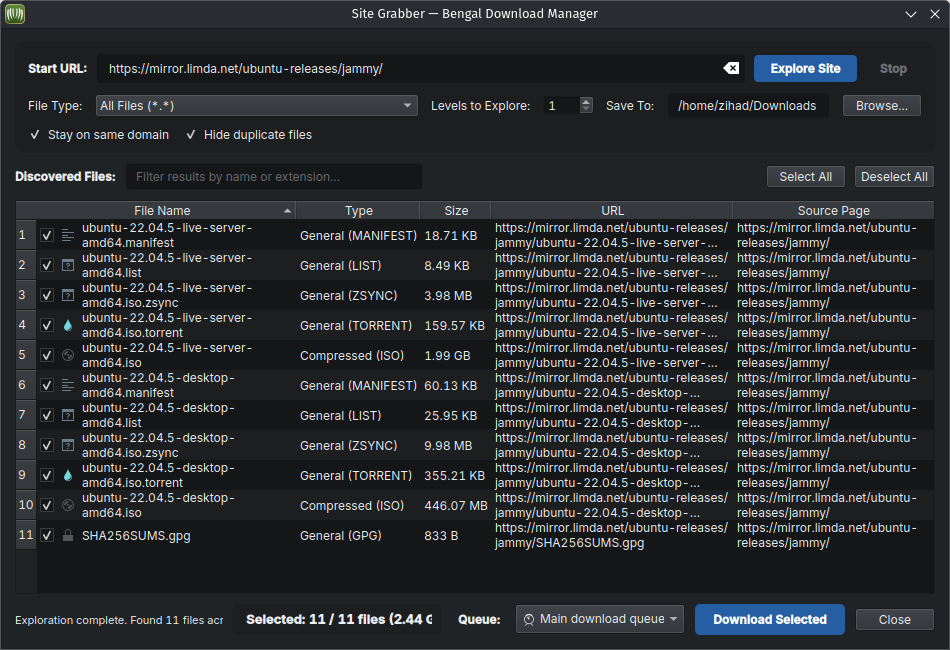 Batch Site Grabber